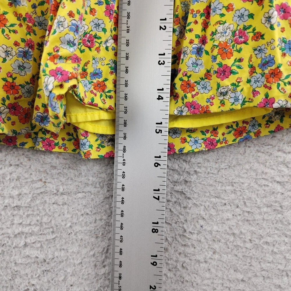 Ralph Lauren floral‎ cotton poplin dress Yellow Cottage Lined baby girl's 6M